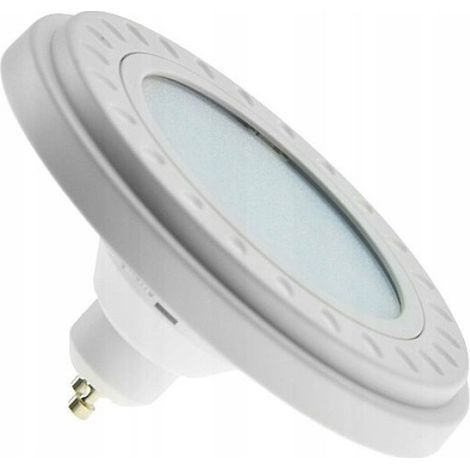 Ampoule Led Ar111 - Gu10 - 9 W - 4000 K - Angle De Faisceau 120 Degres - Blanc - 800 Lm - Ra 80 - 111 X 58 Mm - 1 Piece