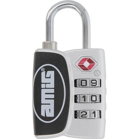 FPLUS candado combinacion 81tsa amig , Candado de combinación.

Para asegurar maletas u objetos de poco valor ocon riesgo de robo minimo.
Certificado TSA apropiado para viajar a EE