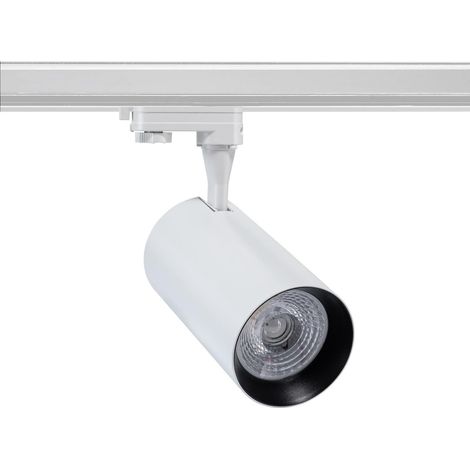 Foco Carril LED Trifásico 30W Vulcan Blanco 4000K Blanco Neutro (1/5)