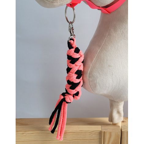 Cuerda de plomo para caballito de juguete - Rosa neón/Negro (1/2)