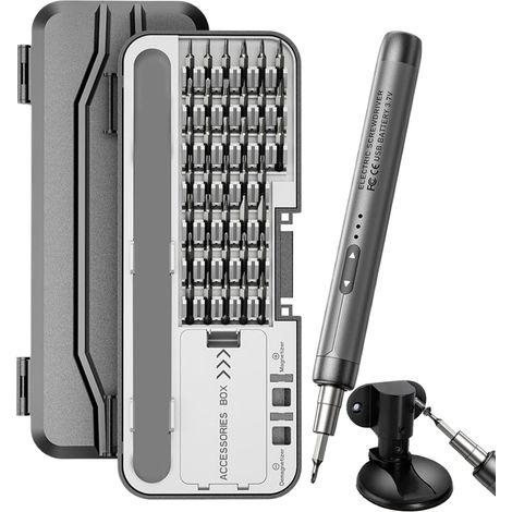 Tournevis Électrique Multifonctionnel Réparation Tournevis Électrique de Précision Tournevis USB Portable Multifonctionnel