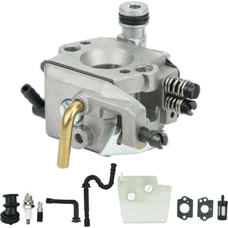 Vergaser-Kit aus eloxiertem Aluminium für Stihl 024 026 MS260 Kettensägen – neu, komplett und einfach zu montieren