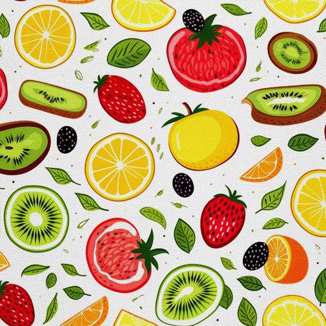 Tela decorativa para exteriores Oxford - Motivo frutal  DX6384 (1/5)