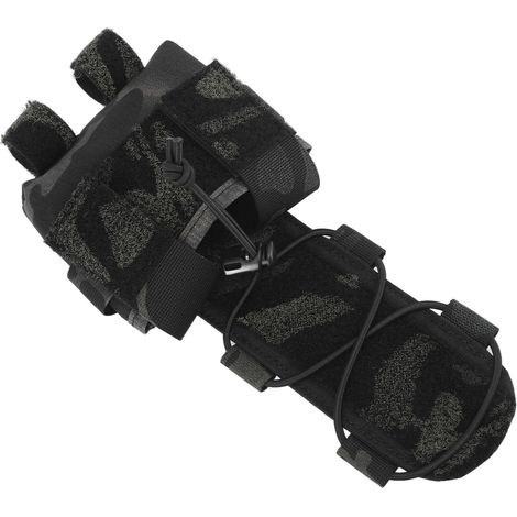 Étui de protection pour casque MK2 Kaudura, housse de transport avec sangle auto-agrippante, parfait pour tir sportif, vélo, randonnée et camping. (1/5)