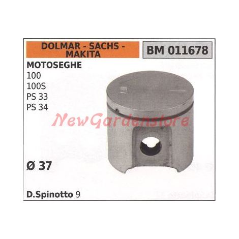 Pistone motosega 100S PS 33 Ø 37 mm DOLMAR  011678