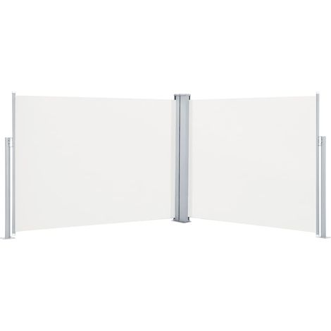 Tenda da Sole Laterale Retrattile Crema 170x1000 cm vidaXL