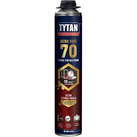 Schiuma di montaggio Tytan ultra fast 70 resistenza temperatura 100°C (1/5)