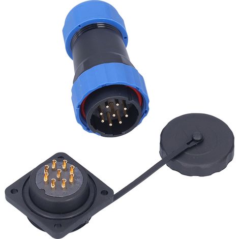 Connecteur d'alimentation étanche IP68, mâle femelle carré, 4 trous, prise d'aviation, 380V, 10a, broche SP289