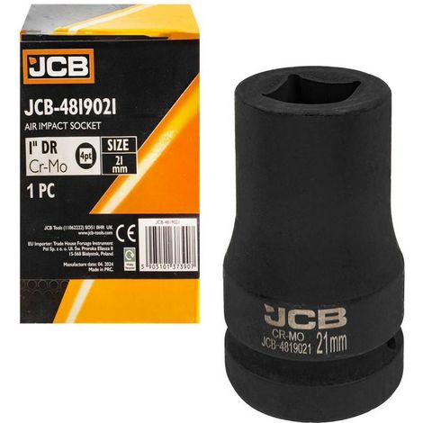 Adaptador de impacto 1" cuadrado 21mm (cuadrado)