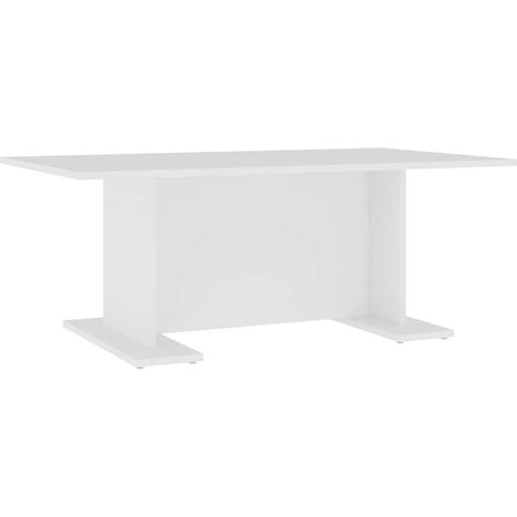 Maison Exclusive - Couchtisch Weiß 103,5x60x40 cm Holzwerkstoff (1/5)