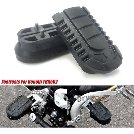 Motorrad-Fußrasten vorne links rechts für Benelli TRK502 BJ500GSA TRK 502 251 Fußrasten Pedale Fußrasten Gummi 1 Paar