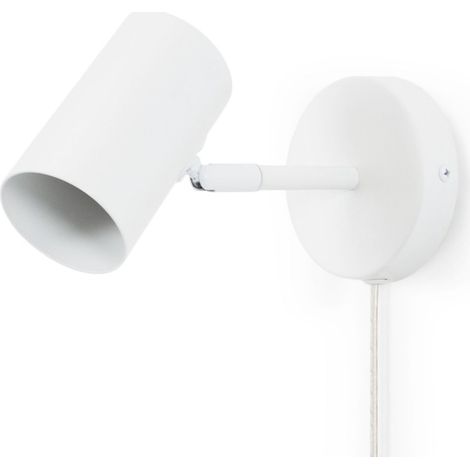 Aplique De Pared Interior Orientable "Ben" Con Cable Y