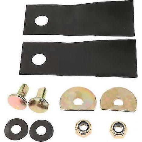 HONORNIC - Lot de 2 lames de tondeuse robustes pour Honda GXV160 (14,5 x 4,5 cm).