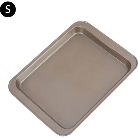 Moule à Pain Rectangulaire Métallique Doré 24x18 cm, Multifonction et Résistant pour Pâtisserie DIY (1/5)