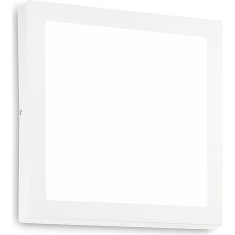 Plafoniera Moderna Universal Acciaio Bianco Led Integrato 25W 4000K Ip20