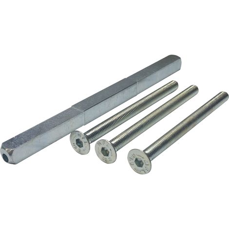 Profilstift für TS 36-45 Drückerstift mit Ausgleichshülse und Schrauben, Stahl verzinkt