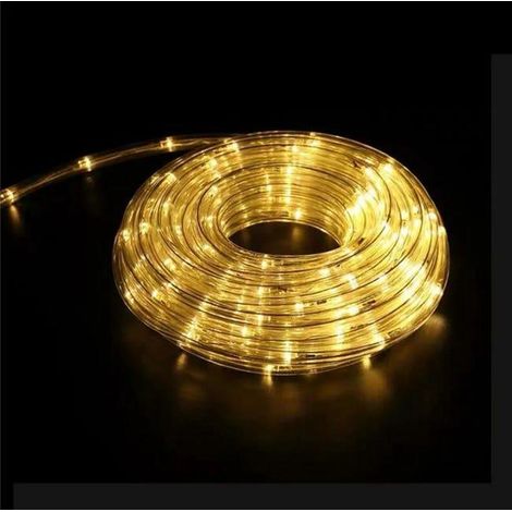 Guirlande LED 220V 20m IP44 - Blanc Chaud - SILAMP (1/2)