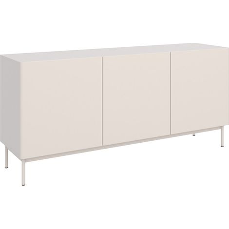 Selsey OLIO - Meuble TV haut 3 portes - 160 cm - Cachemire (1/5)