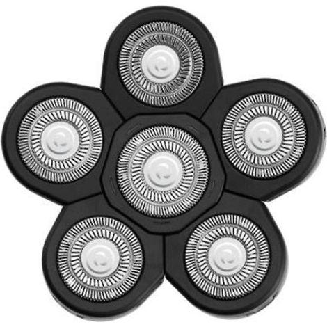 Tête de rasoir électrique pour homme, lame de rechange pour rasoir électrique, tête de rasoir à 6 lames, pièces de rechange pour rasoir (1/5)