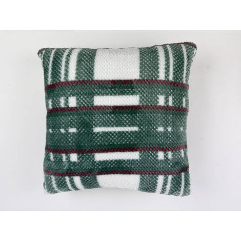 Cuscino lary quadrato 40x40 cm verde - Atmosphera créateur d'intérieur (1/3)