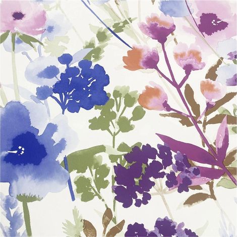 Lansfield Countryside Floral Pink Blue Wallpaper Paste The Paper Heavyweight (1/4)