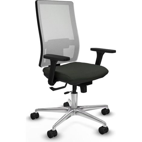 Piqueras y Crespo 3D086N0 Chaise de bureau noire confortable (1/3)