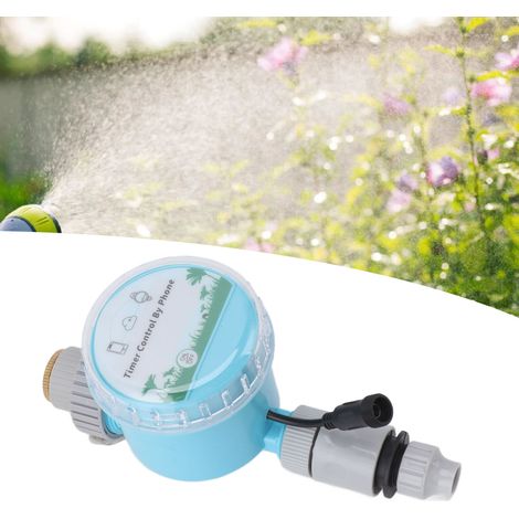 Temporizador de riego con Wi-Fi y Bluetooth, con grado de protección IP68, para el riego automático de jardines y parques, fabricado en plástico. (1/5)