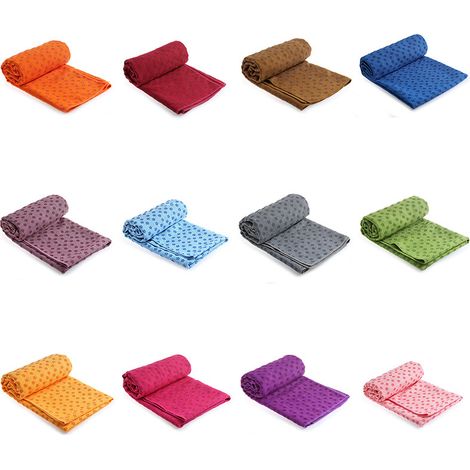 Tapis de yoga antidérapant, serviette de fitness, couverture de yoga, coussin, serviette de yoga en PVC à motif de fleurs de prunier (1/5)
