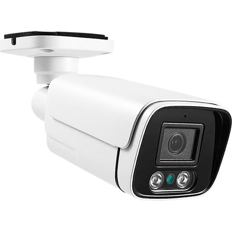 Caméra IP POE HD 5MP, Caméra de sécurité intérieure/extérieure étanche IP65,3,6mm Objectif Vision Nocturne IR 15m P2P caméra CCTV, détection de Mouvement (I6036-P-HS-S) (1/5)