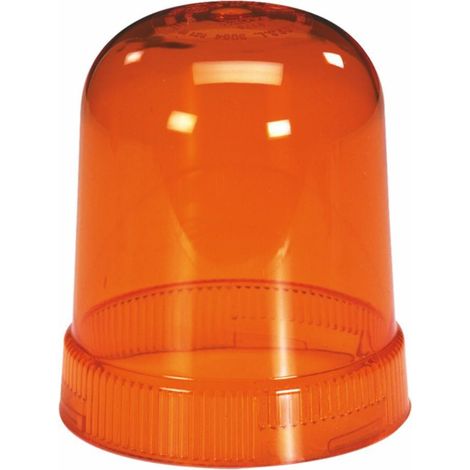 Lem Select – Calotte orange pour gyrophare Pulsar – Hauteur 148 mm – Diamètre embase 120 mm – Accessoire d'optique
