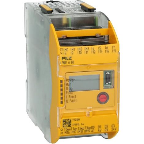 PILZ 772100 Safety controller 20 E / 4 S, 24 V DC PNOZ m B0