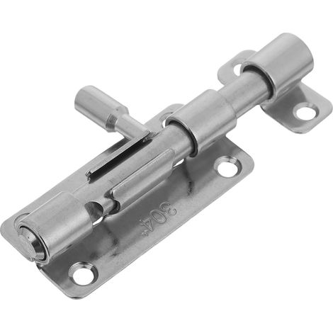 Verrou Coulissant en inox 304 Pêne Dormant 10 (1/5)
