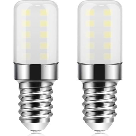 Ampoule LED E14 pour réfrigérateur, 3W, Blanc Froid 6500K, 300LM, Petites Lampes à vis Edison E14 pour Réfrigérateur, Hotte Aspirante, Veilleuse, Machine à Coudre, Non Dimmable (1/5)