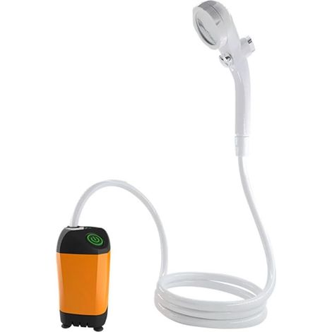 Douche de Camping, Douche Portable pour Douche Extérieure, Pomme de Douche Réglable à Température de l'eau Visible, Tuyau (1/5)
