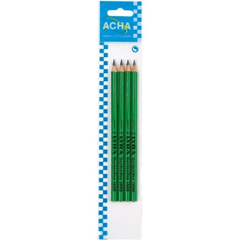 4 LAPICES ESPECIALES RESISTENTES AL AGUA. JARDINERIA, CONSTRUCCION, ETC. 17,5cm - ACHA