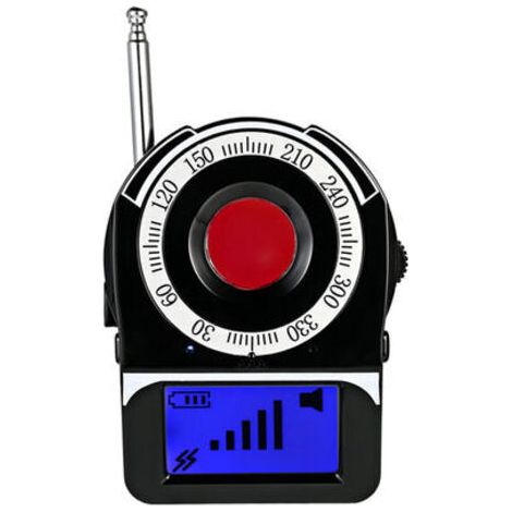 Détecteur de radio de signal sans fil RF à gamme complète multifonctionnel Détecteur de traceur de détection automatique (1/5)