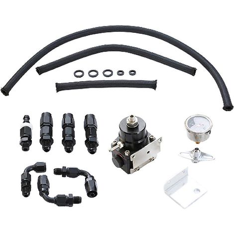 Kit de turbocompresseur universel Booster avec tuyau de carburant tressé en acier inoxydable pour voiture (1/5)