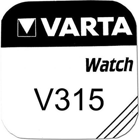 315 Pile bouton à l'oxyde d'argent VARTA SR716SW