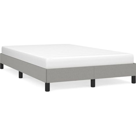 Maison Exclusive - Bettgestell ohne Matratze Hellgrau 120x200 cm