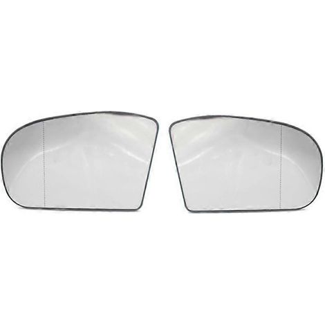1 paire de verres de rétroviseurs extérieurs droit et gauche de remplacement pour Mercedes-Benz W203 W211 2038100121 2038101021 (1/5)