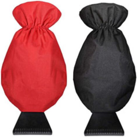 Pair Gant grattoir universel pour voiture, 2 pièces, gant chaud et isolé avec dégivreur pour pare-brise de voiture et camion, portable, tissu Oxford 600D imperméable (1/5)