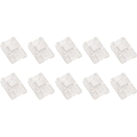 Lot de 10 pieds presseurs pour fermeture à glissière invisible, accessoires de machine à coudre multifonction en plastique (1/5)