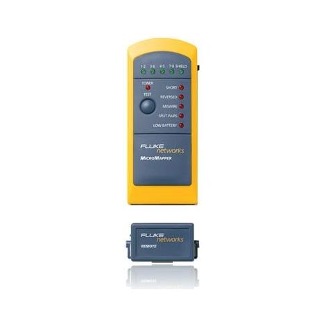 Fluke Networks MicroMapper Probador Profesional Amarillo