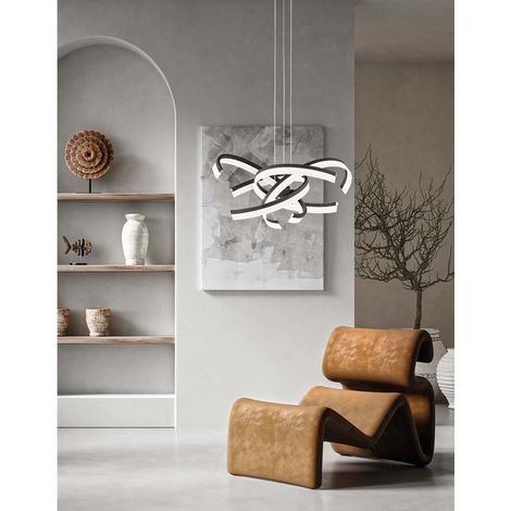 Lampe suspendue avec télécommande, lumière du jour à intensité réglable, lampe de table à manger (1/5)