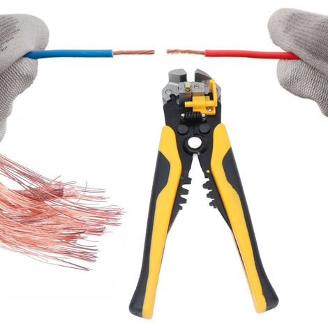 HS-D1 Multifunktions-Abisolier- und Crimpzange, Kabel- und Klemmencrimpwerkzeug (1/5)
