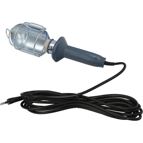 Lampe portable professionnelle E27 (60W maximum 230V) en plastique et métal (1/5)
