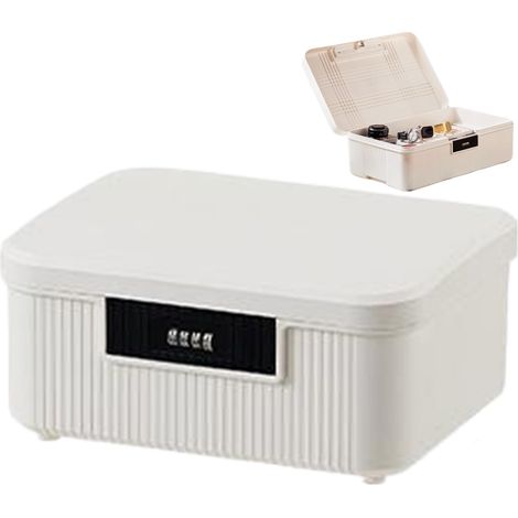 Boîte à médicaments verrouillable, boîte à Combinaison Double Couche de 9 l, de Rangement verrouillable Robuste, médicaments étanche pour Cuisine, Maison, école, Bureau (1/5)