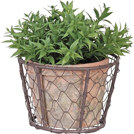 Pot de fleurs rustique en terre cuite 12,5 cm (1/2)