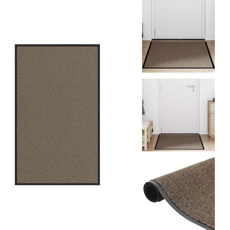Paillasson marron 90x150 cm - Paillasson - Paillasson De Porte - Paillasson De Bienvenue - Paillasson De Porte Extérieur (1/5)