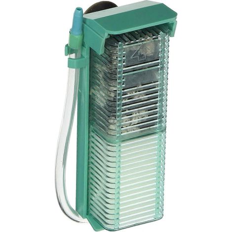 Filtre pour aquarium - Livré avec des cartouches filtrantes jetables, convenant aux environnements d'eau douce et d'eau salée.